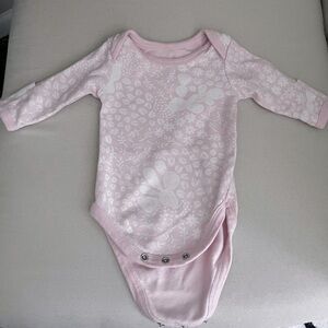 Pact Organic Baby Girl Onesie Pink Cactus Print 0 3 Months Soft Cotton